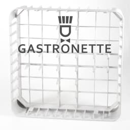 Spoelmand, vingermand, borden, glazen, kopjes, tablets, bordenmand voor horeca, vaatwasser, universeel, kunststof, 40 x 40 cm, grofmazig, stapelbaar, tabletmand — thumbnail 5