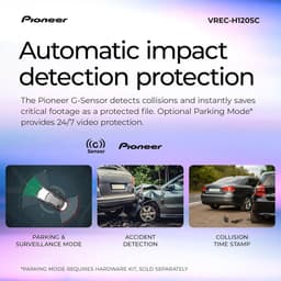 Compacte Dashcam - Autocamera Video - Veilig Rijden - 1.5K Resolutie WDR - 120 Graden Lens - Zwart — thumbnail 3