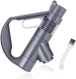 Vervangende handgreep voor stofzuigers- compatibel met Dyson DC19 DC23 DC26 DC29 DC32 DC36 DC37. Stofzuigeraccessoire- vervangende handgreep met reinigingsborstel (grijs). — thumbnail 1