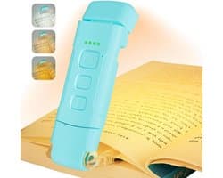 Boeklamp - Leeslamp - Boeken Lezen - Oplaadbaar - 56 Grams - Blauw