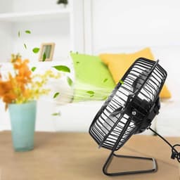 Mini Solar Fan - Zonnepaneel Ventilator - Draagbaar en Lichtgewicht - Koeling voor Binnen en Buiten - Geschikt voor Camping en Tuin — thumbnail 2