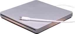 Externe DVD Speler - CD Brander - Bestanden Archiveren - Geïntegreerde Kabelopslag - 14x14x1.7CM - Zilver — thumbnail 5