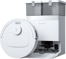 ECOVACS DEEBOT T30e OMNI Robotstofzuiger met dweilfunctie- 25.000 Pa- OZMO Turbo 2.0 dweilen- ZeroTangle 3.0 anti-klit-Triple-V-hoofdborstel- Omni-station-75°C dweilreiniging- Wit — thumbnail 1