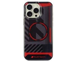 Audi IML Sport - iPhone 16 Pro Max Etui - MagSafe - Czerwony - TPU/PC