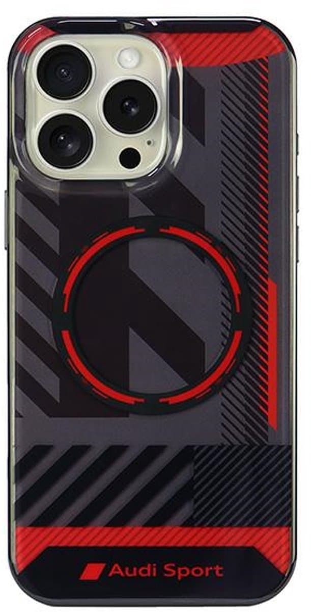 Audi IML Sport - iPhone 16 Pro Max Etui - MagSafe - Czerwony - TPU/PC — afbeelding 1