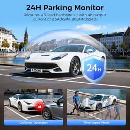 Auto Camera - Rijrecorder Set - Veilige Ritten - 4K Voor Achter - 64GB Inclusief - Zwart — thumbnail 3