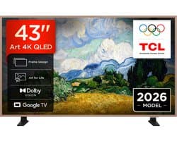 TCL 43A400 Pro - 43 inch - 4K QLED - 2026 - Smart TV - NXTVision - Art TV