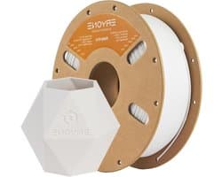 Mat PLA Filament - 3D Print Materiaal - Modellen Printen - Hoge Laaghechting - 1.75mm Diameter - Mat Wit