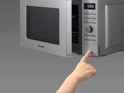 Magnetron Grill - Combi Oven - Snel Eten - 9 Auto Programma's - 20 Liter Inhoud - Zilver — thumbnail 4
