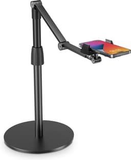 Verstelbare Telefoon- en Tabletstandaard voor Ergonomisch Werkplekgebruik — thumbnail 1