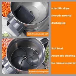 Elektrische Groentehakker - Spiraalsnijder Salademaker - Snel Ingrediënten Snijden - Multifunctioneel Keukenhulpmiddel - 340x260x465mm - Zilver — thumbnail 5