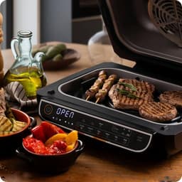 Airfryer Grill - Heteluchtfriteuse Grillpan - Gezond Koken - 8 Kookfuncties - 8 Liter - Zwart — thumbnail 4