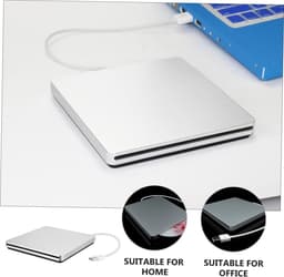 Externe DVD Brander - CD ROM Station - Bestanden Branden - USB 3.0 - 14.20x13.90x1.60cm - Zilvergrijs — thumbnail 5