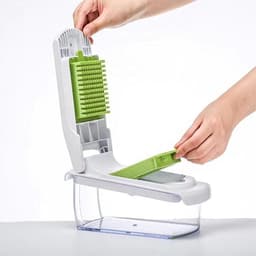Groentehakker - Keuken Snijder - Maaltijd Voorbereiden - 18-in-1 Functies - 334 x 127 x 123 cm - Groen — thumbnail 4