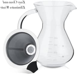 Koffiezetapparaat voor Overgieten met Roestvrijstalen Filter en 400ml Capaciteit voor Perfecte Koffie — thumbnail 2
