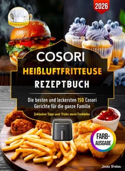 Receptenboek voor heteluchtfriteuse: 150 Gezonde en Lekkere Gerechten voor de Hele Familie — thumbnail 1