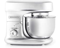 Keukenmachine - Mixer Robot - Bakken en Mixen - Planeetbeweging - 5 Liter Kom - Zilver