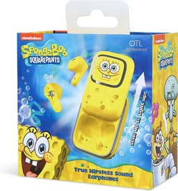 Sponge Bob - draadloze oordopjes - schuifdisplay met LED verlichting - met oplaadcase - touch control - lange batterijduur — thumbnail 3