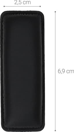kwmobile 2x hoofdband vulling geschikt voor Sennheiser RS160 / RS170 / RS180 - kunstlederen hoofdband vulling hoofdtelefoon in zwart — thumbnail 4