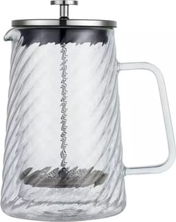 Klausberg dubbelwandige Piston Koffie-/Thee Zetter - Glas -0.35L - Theepress | theemaker| theezetter| French press voor koffie en thee — thumbnail 5