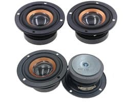 Premium - Ronde Audio Luidspreker - Volledige Frequentie - 4Ohm - Bass - Luidspreker - 2 Inch - 3W Luidspreker - Ronde Kleine Audio Luidspreker - Upgrades uw Setups - Hoorn - Luidspreker voor Geluidssysteem - Zwart
