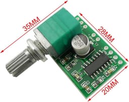 Mini 2 Kanaals 3W Digitale Stereo Versterker Board 5V USB Voeding — thumbnail 2