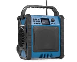 Audizio Jobsite XL bouwradio - Met Bluetooth, FM en DAB+ radio - Bouwradio met accu - IP54 - 200W