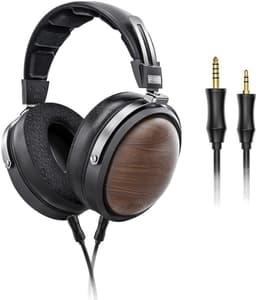 Over-Ear Hoofdtelefoon met Grote Dynamische Drivers en Houten Oorschelpen — thumbnail 1