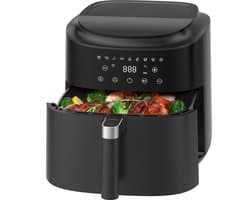 Dewelling XXL 9 L Airfryer AF80D10 – Heteluchtfriteuse met dehydratieprogramma – 2350 W krachtige prestaties en 360° hete luchtcirculatie