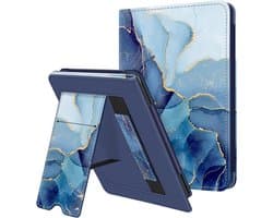 Beschermhoes met Kickstand en Kaarthouder voor Nieuwe Kindle 11e Generatie (2022/2024) - Automatische Slaap/Waak Functie