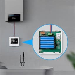 Zigbee Wifi Thermostaat | Touchscreen bediening | Opbouw montage | Open raam detectie | Tuya Smart Life app | CV aan uit systemen | Zwart — thumbnail 5