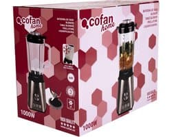 Keuken Blender - Smoothie Maker - Snelle Maaltijden - Krachtige 1000W Motor - 1.7 Liter Kan