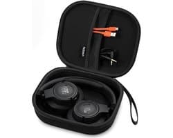 Hoofdtelefoon Hardcase - Headset Reistas - Bescherming Onderweg - Spatwaterdicht Valbestendig - 27x22.5x7.3 cm - Zwart
