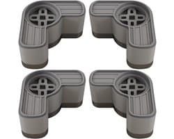 Wasmachine Anti-Vibratie Pads | 4X Vibratie Dempende Mats | Schokdempende Verhoogde Stabilisator, Geluidsverminderende Accessoires Voor Appartementen