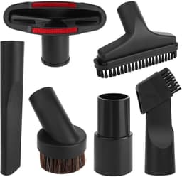 TuseRxln Stofzuiger Accessoires - Stofzuiger Borstels - Multifunctioneel Reinigingsset - 6 Stuk - Voor Meubels en Hoeken Rood — thumbnail 1
