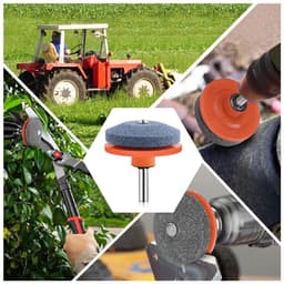 TuseRxln Blade Slijper - Grasmaaier Slijper - Voor Alle Tuugereedschap - 6 Stuks - Voor Grasmaaier Messen Rood — thumbnail 2