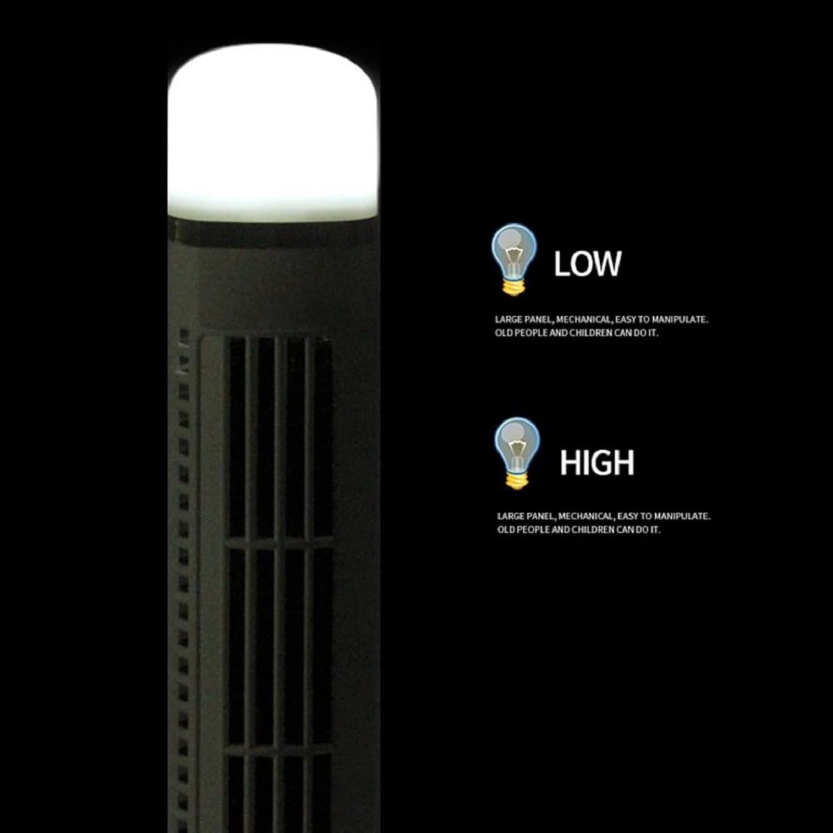 Torenventilator Afstandsbediening - Mobiele Airco Staand - Aircooler - Modern — afbeelding 1