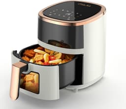 Grote heteluchtfriteuse met kijkvenster en 8 kookprogramma's — thumbnail 1