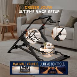 Ranqer Wheel Stand Pro - racestuur standaard - race cockpit - Inklapbaar - Verstelbaar - Geschikt voor: Logitech, Thrustmaster, Fanatec — thumbnail 3