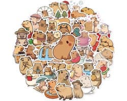Scrapbooking Stickers - 154 Stukken - Kawaii Dieren Stickers voor Laptop - Skateboard - Koffer - Knutselen - Decoratie
