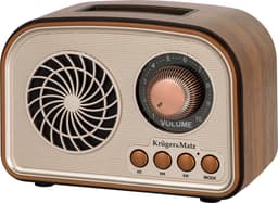 Krüger&Matz KM 834 - Draagbare Radio - Bluetooth 6.0 - Retro Ontwerp - 5W Speaker — thumbnail 1