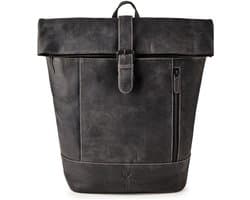 Jack Kinsky Baltimore 15 Zakelijke rugzak Leer 43 cm Laptop compartiment - 46cm (18,3 duim) - anthrazit