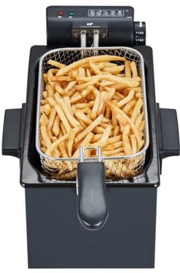Airfryer - CONTINENTAL EDISON - CEFR3BLK - 3 L - 2000 W - 1 mand - zwart — thumbnail 6