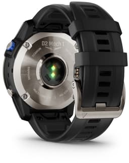 Garmin - 010-02582-51 - D2™ Mach 1 - Smartwatch met geventileerde titanium band en extra zwarte siliconen band — thumbnail 4