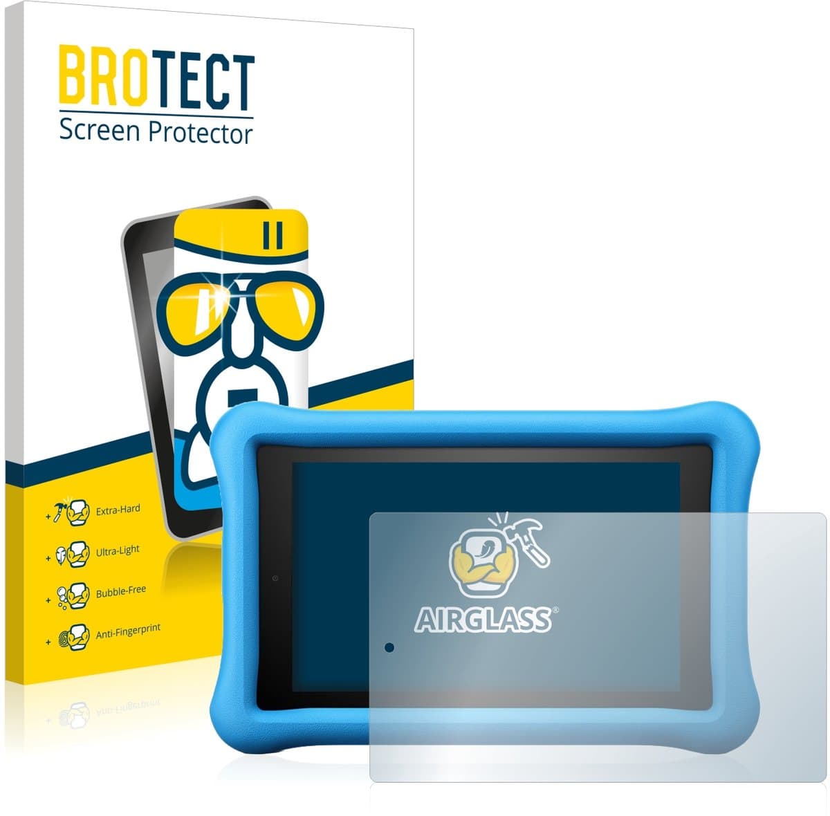 Screenprotector voor Amazon Fire HD 8 Kids Edition 2018 (8. Gen.) Beschermglas transparant — afbeelding 1
