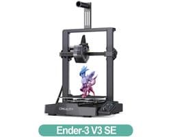 D&A Printer - 3D Printer - Creality Ender 3 v3 Se - Dubbele Z As - PC Verenstaal 250 mm/s - Auto Leveling Sprite Extruder
