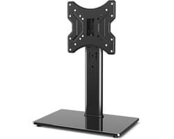 Draaibare TV Standaard Tafelmodel voor Televisies 23-43 Inch, Hoogte Verstelbaar
