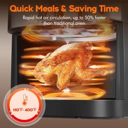 Heteluchtfriteuse 8-in-1 met Grote Oven en Vooraf Ingestelde Functies — thumbnail 2