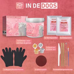 Familie Gipshandenset - 3D Gipsafdruk Set - Handafdrukset - Hand Casting Kit voor Gips Handen Maken - DIY - Handgietset - 3D Afdrukken Gieten — thumbnail 5