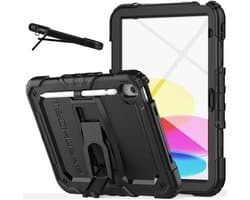 Robuuste Beschermhoes met Standaard en Screenprotector voor iPad 11 inch & 10,9 inch (Gen 10 & Nieuwste Modellen)